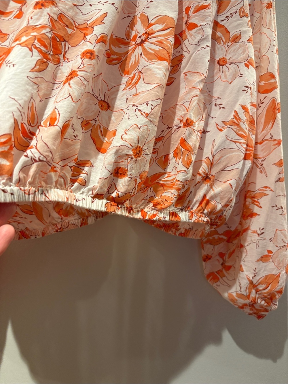 J. Crew Floral Peach & Orange Top ($135) - Picture 5 of 9